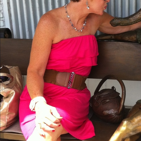 Elan Beach Tube dress Sz L - Picture 4 of 13